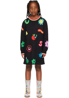 Stella McCartney Kids Black Graphic Dress