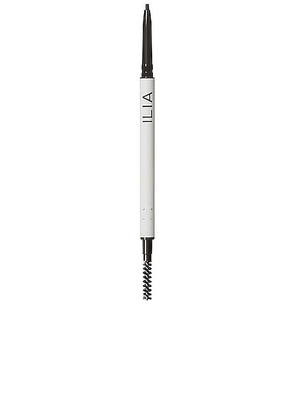 ILIA In Full Micro-Tip Brow Pencil in Soft Black - Black. Size all.