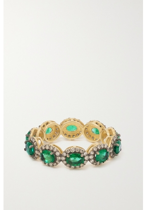 Amrapali London - Rajasthan 18-karat Gold, Emerald And Diamond Ring - Green - 5,6,7