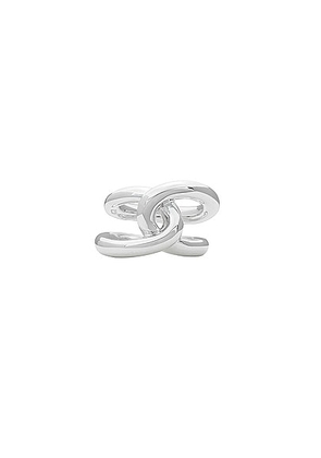 Lie Studio The Agnes Ring in Sterling Silver - Metallic Silver. Size 48 (also in 50).