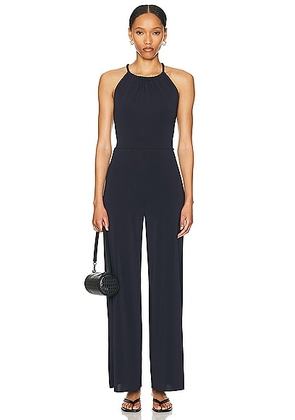ERES Twist Donna Jumpsuit in Ultra - Black. Size L (also in M, S).