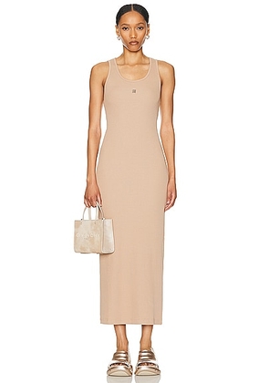 Givenchy Rib Tank Dress in Beige Cappuccino - Beige. Size L (also in M, S, XS).