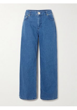 Mother of Pearl - High-rise Recycled Boyfriend Jeans - Blue - UK 6,UK 8,UK 10,UK 12,UK 14,UK 16,UK 18
