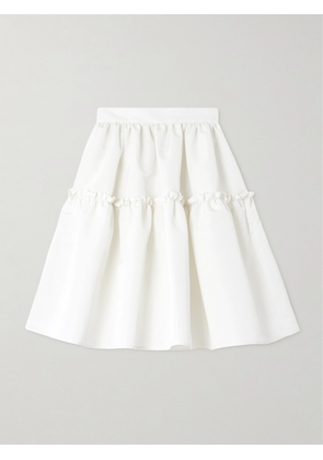 Nina Ricci - Ruffled Recycled-taffeta Skirt - White - FR34,FR36,FR38,FR40,FR42,FR44,FR46