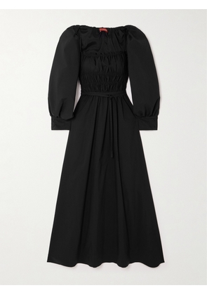 Altuzarra - Andrea Ruched Cotton-blend Midi Dress And Bolero Set - Black - FR34,FR36,FR38,FR40,FR42,FR44