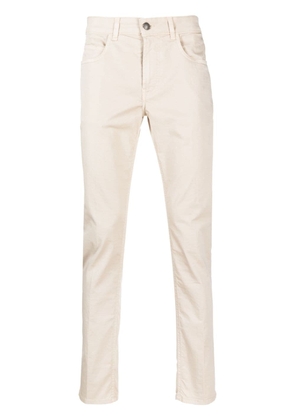 Fay low-rise skinny trousers - Neutrals