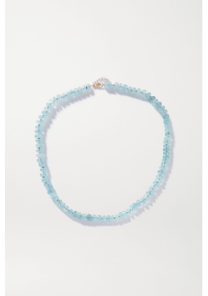 JIA JIA - Oracle Gold Aquamarine Necklace - Blue - One size