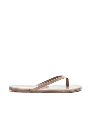 TKEES Glosses Flip Flop in Nude. Size 10, 6.