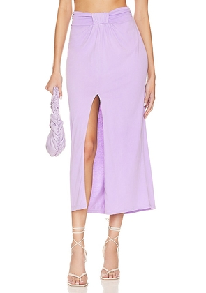 Tularosa Green Thea Skirt in Lavender. Size L, XL, XS.