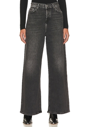 7 For All Mankind Zoey High Waist Wide Leg in Black. Size 27, 33, 34.