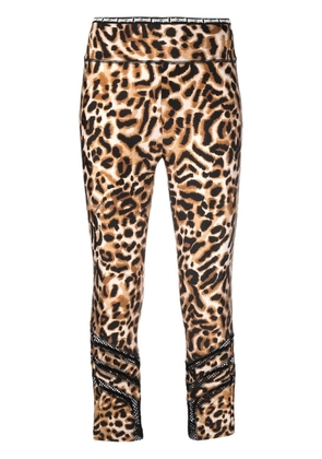 Just Cavalli leopard print leggings - Brown