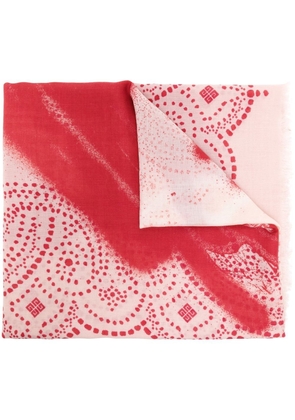 Givenchy Greco-print lightweight scarf - Pink