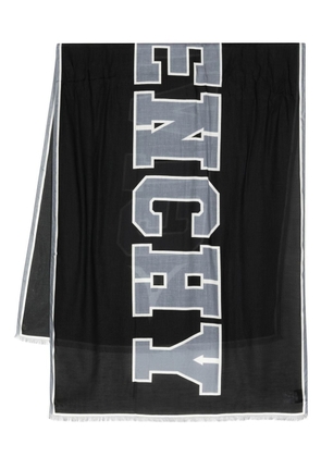 Givenchy logo-print lightweight scarf - Black