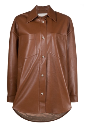 Nanushka Martin overshirt jacket - Brown
