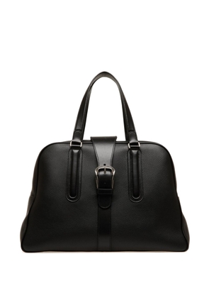 Bally buckle leather tote bag - Black