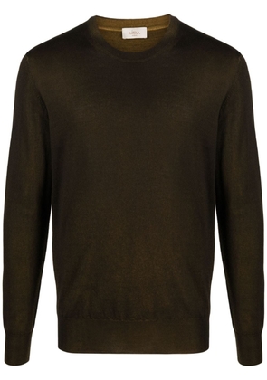 Altea bleached-effect fine-knit jumper - Brown