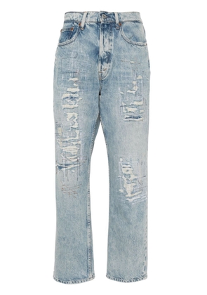 Polo Ralph Lauren high-rise straight-leg cotton jeans - Blue