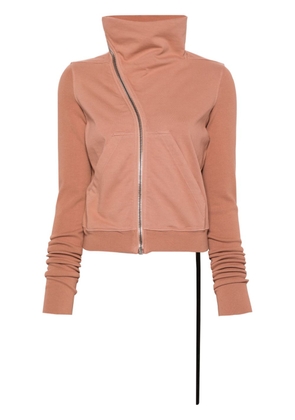 Rick Owens DRKSHDW zip-up cotton sweatshirt - Pink