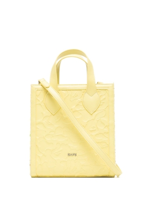 A BATHING APE® logo-lettering tote-bag - Yellow
