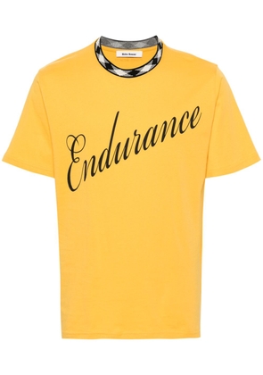 Wales Bonner Endurance organic cotton T-shirt - Yellow