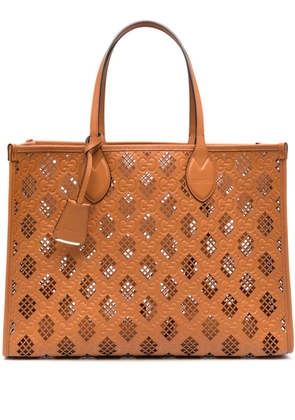 Gucci Ophidia perforated tote bag - Brown