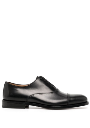 Ferragamo lace-up leather Oxford shoes - Black