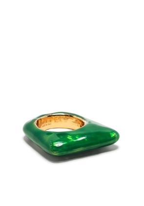 Marni square-shape ring - Green