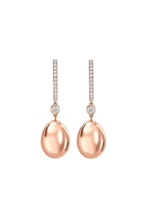 Fabergé 18kt rose gold Essence diamond earrings