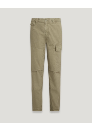 Belstaff Dalesman Trouser Men's Garment Dye Cotton Aloe Size 35