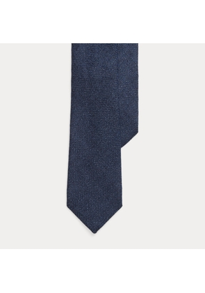 Linen-Silk Herringbone Tie