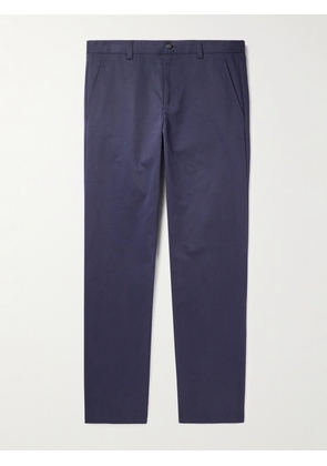 A.P.C. - Straight-Leg Cotton-Twill Chinos - Men - Blue - UK/US 28