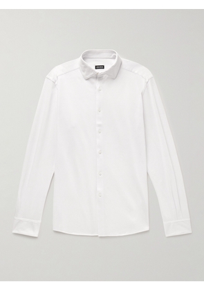 Zegna - Cotton-Piqué Shirt - Men - White - S