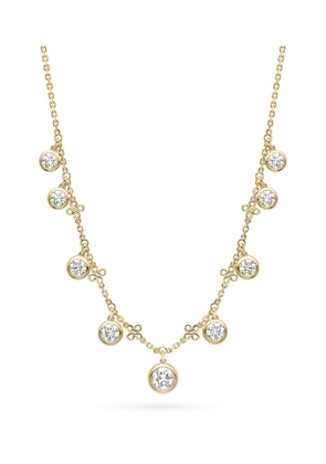 Boodles Large Yellow Gold And Diamond Beach Necklace