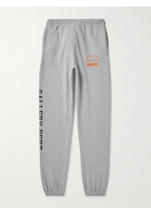 Gallery Dept. - Tapered Logo-Print Cotton-Jersey Sweatpants - Men - Gray - XS