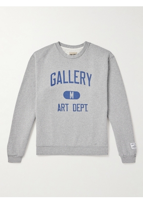 Gallery Dept. - Logo-Print Cotton-Jersey Sweatshirt - Men - Gray - XS