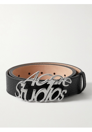 Acne Studios - 3cm Full-Grain Leather Belt - Men - Black - S