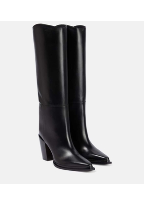Jimmy Choo Cece 80 leather knee-high boots