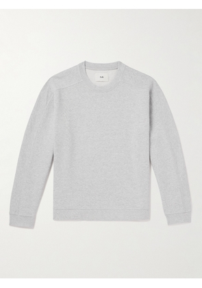 Folk - Prism Embroidered Cotton-Jersey Sweatshirt - Men - Gray - 1