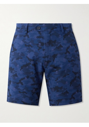 G/FORE - Maverick Hybrid Straight-Leg Camouflage-Print Stretch-Shell Golf Shorts - Men - Blue - UK/US 30