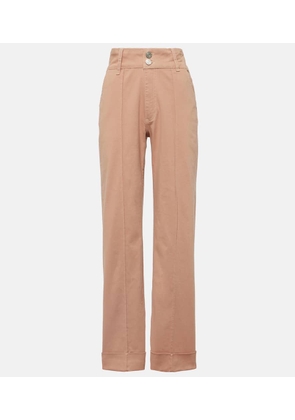 Frame 70s high-rise straight jeans