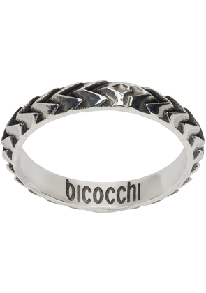 Emanuele Bicocchi Silver Engraved Ring