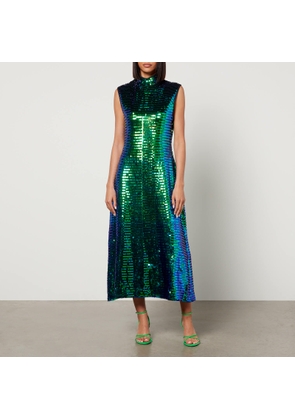 Stine Goya Nixa Sequined Midi Dress - XS