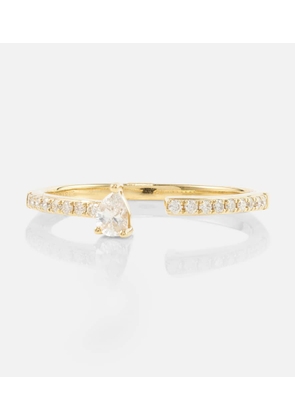 Persée Héra 18kt gold ring with diamonds