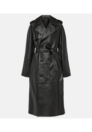 Wardrobe.NYC Leather trench coat