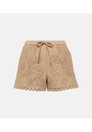 Valentino Guipure lace shorts