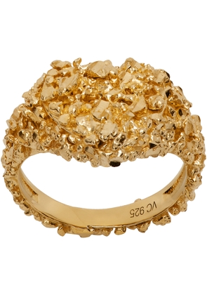 Veneda Carter SSENSE Exclusive Gold Heart Ring