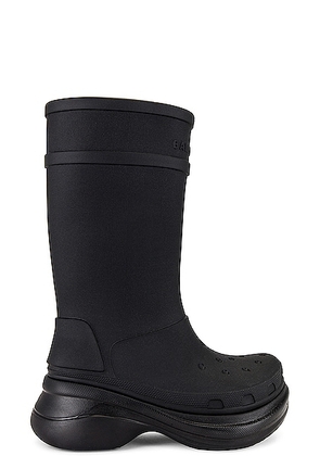 Balenciaga Crocs Boot in Black - Black. Size 39 (also in 40, 41, 42, 43, 44, 45, 46).