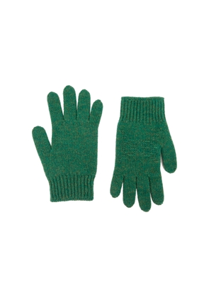 Gucci Kids GG-intarsia Wool Gloves - Green