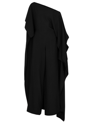 Taller Marmo Jerry Cape-effect Jumpsuit - Black
