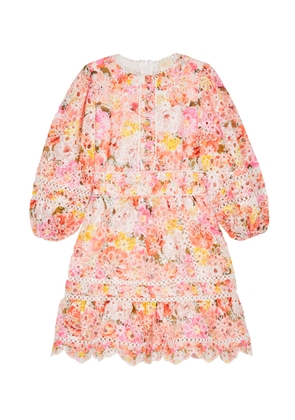 Marlo Kids Blossom Floral-print Cotton Dress - Multi Multi - 15-16Y (16 Years)